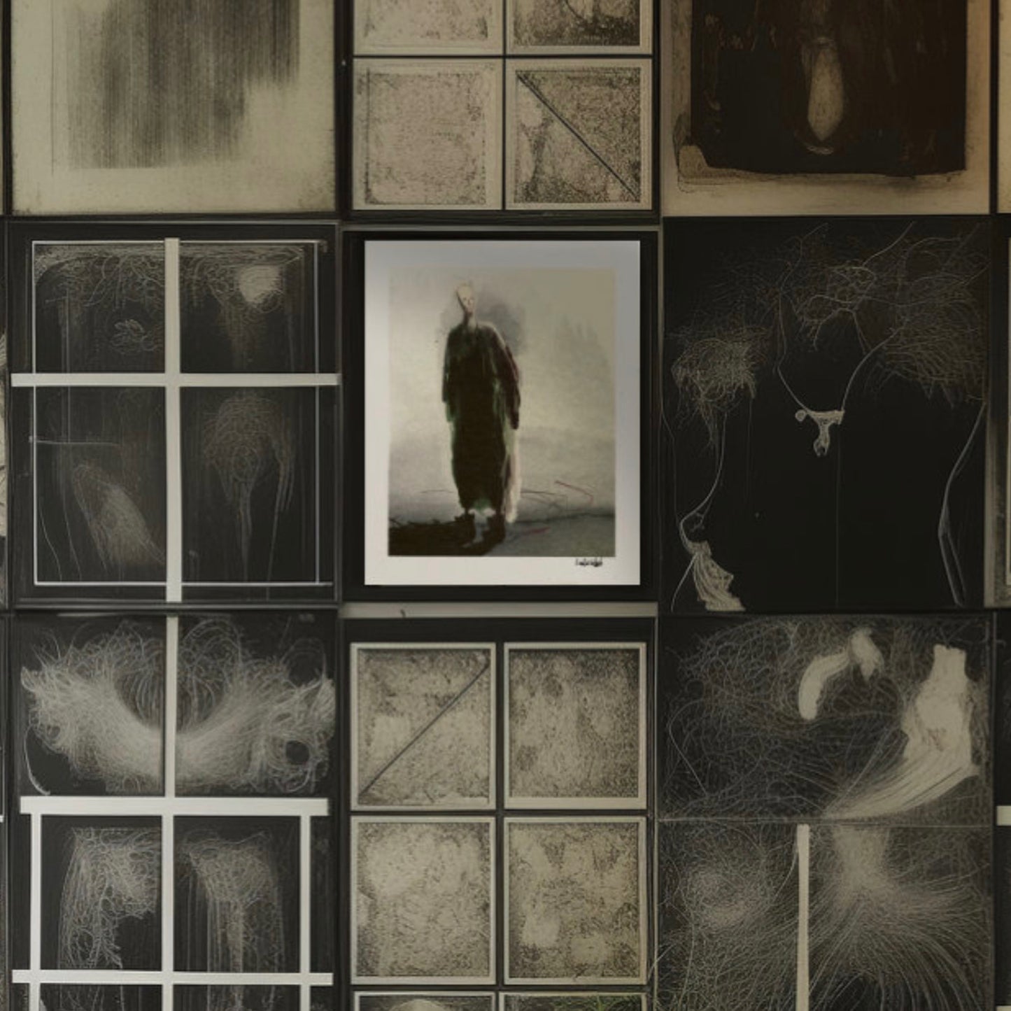 While I was Gone Art Print